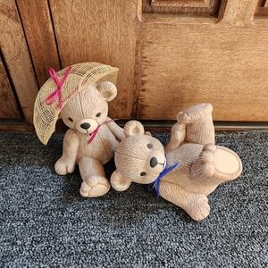 Ceramic handpainted bears